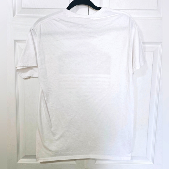 NEW! FRUIT OF THE LOOM Womens Size Medium St. Pete's Beach Crew Stretchy T-shirt - Picture 2 of 2